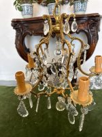 Lampa ar Kristāliņiem, 5 Spuldzes, Maza-Vidēja Izmēra, Vidēji Smaga (4628) - Image 10