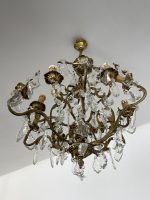 Bronzas Lampa ar Kristāliem, Liela Izmēra (3555) - Image 2