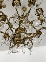 Bronzas Lampa ar Kristāliem, Liela Izmēra (3555) - Image 12