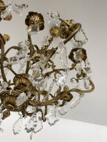 Bronzas Lampa ar Kristāliem, Liela Izmēra (3555) - Image 13