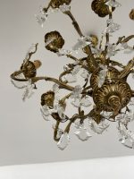 Bronzas Lampa ar Kristāliem, Liela Izmēra (3555) - Image 10