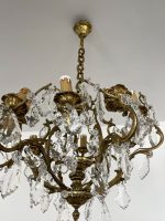 Bronzas Lampa ar Kristāliem, Liela Izmēra (3555) - Image 3