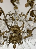 Bronzas Lampa ar Kristāliem, Liela Izmēra (3555) - Image 6