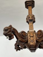 Koka Lampa ar Smalku Detalizāciju, Liela Izmēra, Smaga (3553) - Image 3