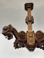 Koka Lampa ar Smalku Detalizāciju, Liela Izmēra, Smaga (3553) - Image 7