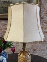 Bordlampe med kuppel og marmor, mellemstor, 1 pære, moderat tung (6406) - Billede 11