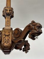Koka Lampa ar Smalku Detalizāciju, Liela Izmēra, Smaga (3553) - Image 9