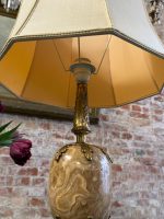 Bordlampe med kuppel og marmor, mellemstor, 1 pære, moderat tung (6406) - Billede 3