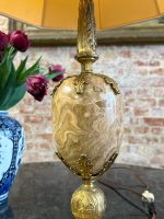 Bordlampe med kuppel og marmor, mellemstor, 1 pære, moderat tung (6406) - Billede 8