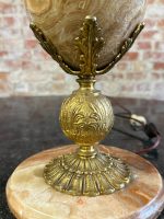 Bordlampe med kuppel og marmor, mellemstor, 1 pære, moderat tung (6406) - Billede 5