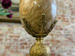 Bordlampe med kuppel og marmor, mellemstor, 1 pære, moderat tung (6406) - Billede 6
