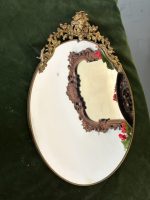 Neliela Izmēra Spogulis ar Metāla Rāmi, Vidēji Viegls Pēc Svara (4632) - Image 3