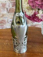 Pudele vīnam, zaļš stikls ar metāla elementiem, tilpums 750ml (5995) - Image 2