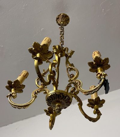 Bronzas lampa, 5 spuldzes, maza/vidēja izmēra (3559)