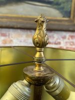 Bordlampe med kuppel, søylemotiv, 2 lyspærer, middels stor (6387) - Bilde 8