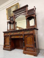 Ļoti liela izmēra Viktorijas laikmeta tualetes sekretārs ar spoguļiem — R. Garnett & Sons, Anglija, ap 1880 (1179) - Image 2