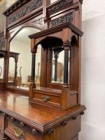 Ļoti liela izmēra Viktorijas laikmeta tualetes sekretārs ar spoguļiem — R. Garnett & Sons, Anglija, ap 1880 (1179) - Image 15