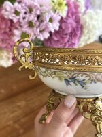 izsmalcināts, apgleznots porcelāna trauciņš, neliela izmēra (5944) - Image 11
