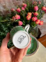 Porcelāna tējas/kafijas krūze ar šķīvi, Maza Izmēra (2991) - Image 8