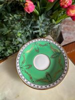 Porcelāna tējas/kafijas krūze ar šķīvi, Maza Izmēra (2991) - Image 6