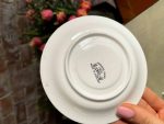 Porcelāna tējas/kafijas krūze ar šķīvi, Maza Izmēra (2991) - Image 9