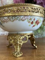izsmalcināts, apgleznots porcelāna trauciņš, neliela izmēra (5944) - Image 6