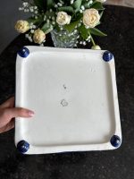 Antīka Žjēnas fajansa paplāte ar renesanses motīviem — Gien manufaktūra (antique gien faience serving tray) (6574) - Image 12