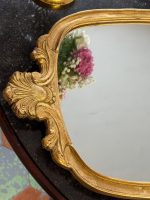 spogulis zelta krāsas rāmī, vidēji liela izmēra, vidēji smags (7237) - Image 6