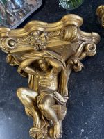 2gab Baznīcas konsolu paire ar atlantiem — apzeltīts koks, Baroks, Itālija/C.Eiropa, 18. gs. (6661) - Image 9