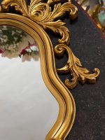 Zeltīts sienas spogulis ar akanta kroni — Luija XV stilā (Gilt Rococo Wall Mirror in Louis XV Style) (7091) - Image 13