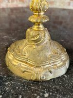 2gab Bronzas Kandelabru Pāris ar Tulpju Kausiem, Divkrāsu — Rokoko, Francija, ap 1860–1880 (6390) - Image 10