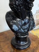 Ajaks Lielais — Antīkā Grieķu Mitoloģija / Neoklasicisms, Eiropa, 20. gs. · Mākslinieciskais ģipsis, melnā krāsā, vidēja smaguma (6001) - Image 5