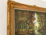 Ļoti liela glezna, zelta krāsas rāmī (2357) - Image 5