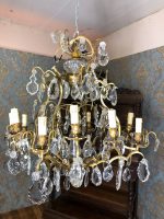 Bronzas Lampa ar Kristāliem, Liela Izmēra (3564) - Image 2