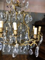 Bronzas Lampa ar Kristāliem, Liela Izmēra (3564) - Image 10