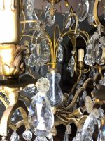 Bronzas Lampa ar Kristāliem, Liela Izmēra (3564) - Image 19