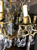 Bronzas Lampa ar Kristāliem, Liela Izmēra (3564) - Image 18