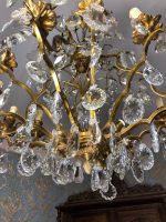 Bronzas Lampa ar Kristāliem, Liela Izmēra (3564) - Image 5