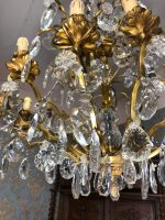 Bronzas Lampa ar Kristāliem, Liela Izmēra (3564) - Image 8