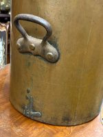 Antīks liela izmēra kapara katls — historisma stilā -antique large copper pot (6220) - Image 13