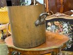 antique large copper pot