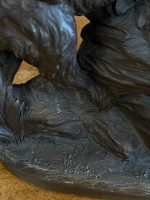 Terrakottafigur – putto med ged, Nyrokoko, Frankrig - Billede 2