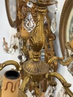 Neliela izmēra griestu lampa ar kristāliņiem, 5 spuldzēm (6671) - Image 11