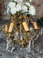 Neliela, griestu lampa ar kristāliņiem, 5 spuldzēm (6222) - Image 2