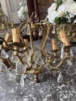 Neliela, griestu lampa ar kristāliņiem, 5 spuldzēm (6222) - Image 6