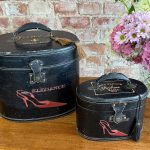 antique french vanity case boxes leather