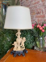 Bordlampe med engle, let (2938)