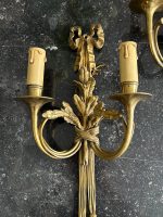 Pair of Bronze Wall Sconces, Louis XVI Style (6539) - Image 2