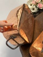 Sens kapara trauks ar vāku — historisma stilā - antique copper covered pan (5331) - Image 16
