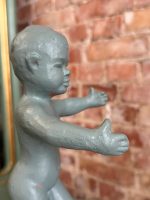 Terracotta Figurine, Bluish-Green, Medium Size (5989) - Image 13